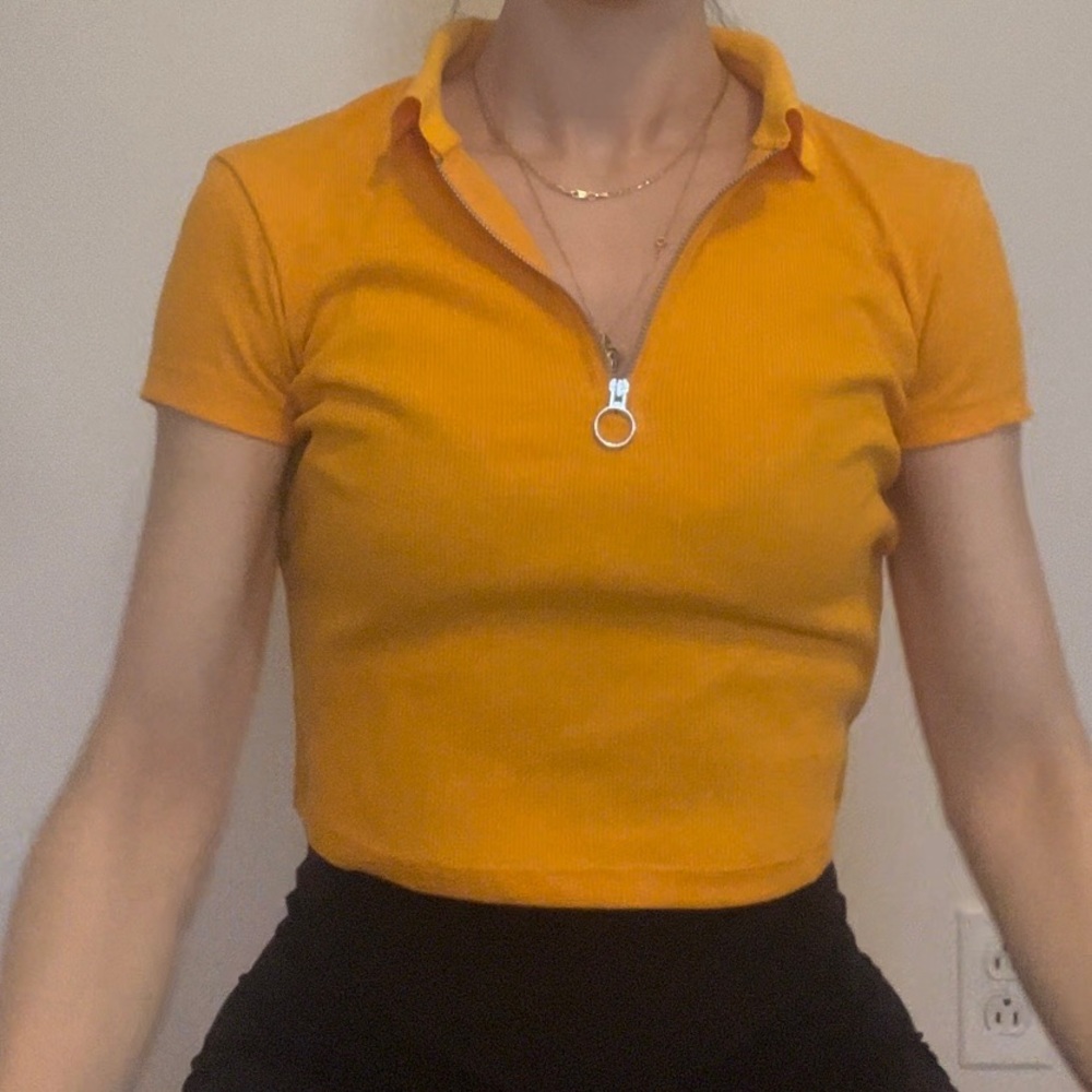 Sun coloured polo